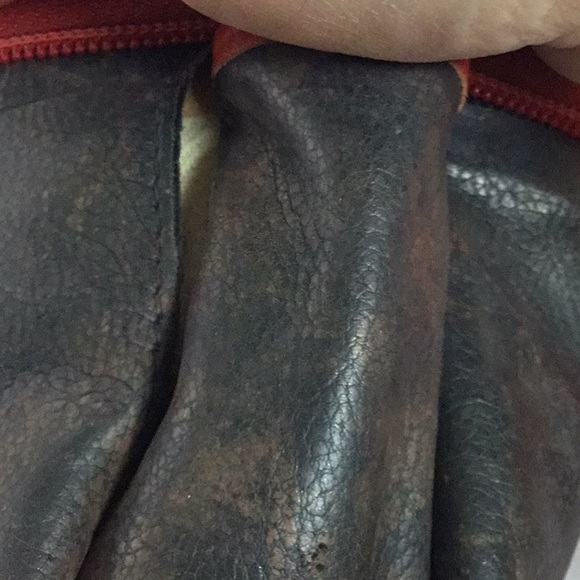 Fendi Red Zipped Pouch Vintage - Picture 11 of 11